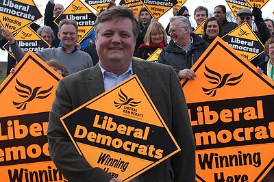 Liberal Democrats campaigning across Kirklees.