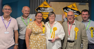 Cllr Anthony Smith and local campaigners
